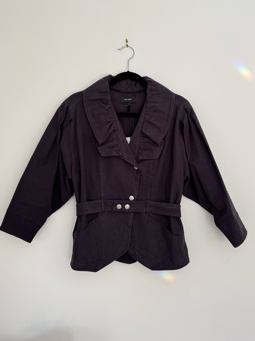 Isabel Marant Epaline Linen Coat size 36 NWT